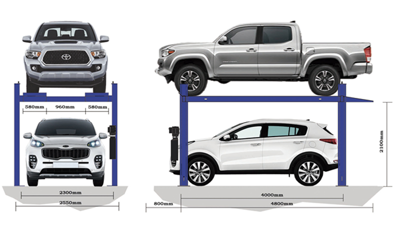 elevador de estacionamiento para edificios